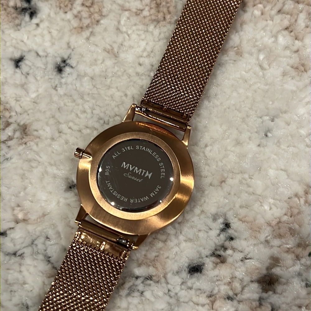 MVMT Sunset Rose Gold & Seashell Watch - 38MM - Picture 10 of 10